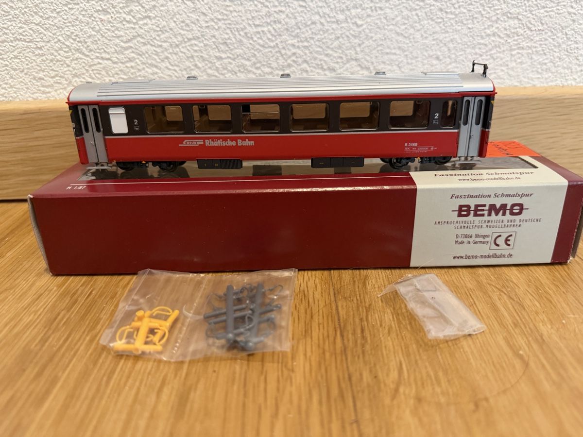 Bemo Modellini di ferrovie: BEMO RhB B 2468 EW III Bernina-Express 3282 108 – Usato da Niederbipp venduto da Snooker821 2