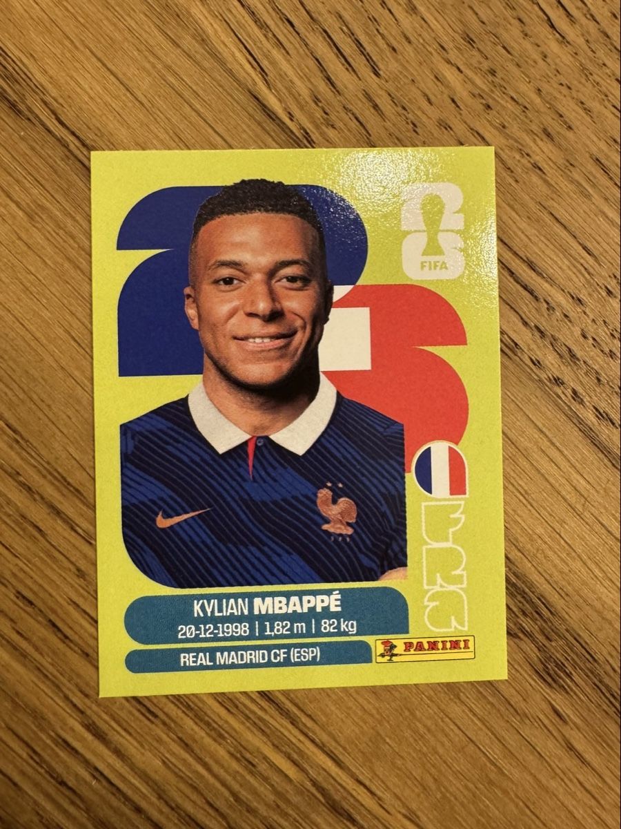 Panini Carte collezionabili: Kylian Mbappé Panini WM 2026 – Usato da Ins venduto da daveu97