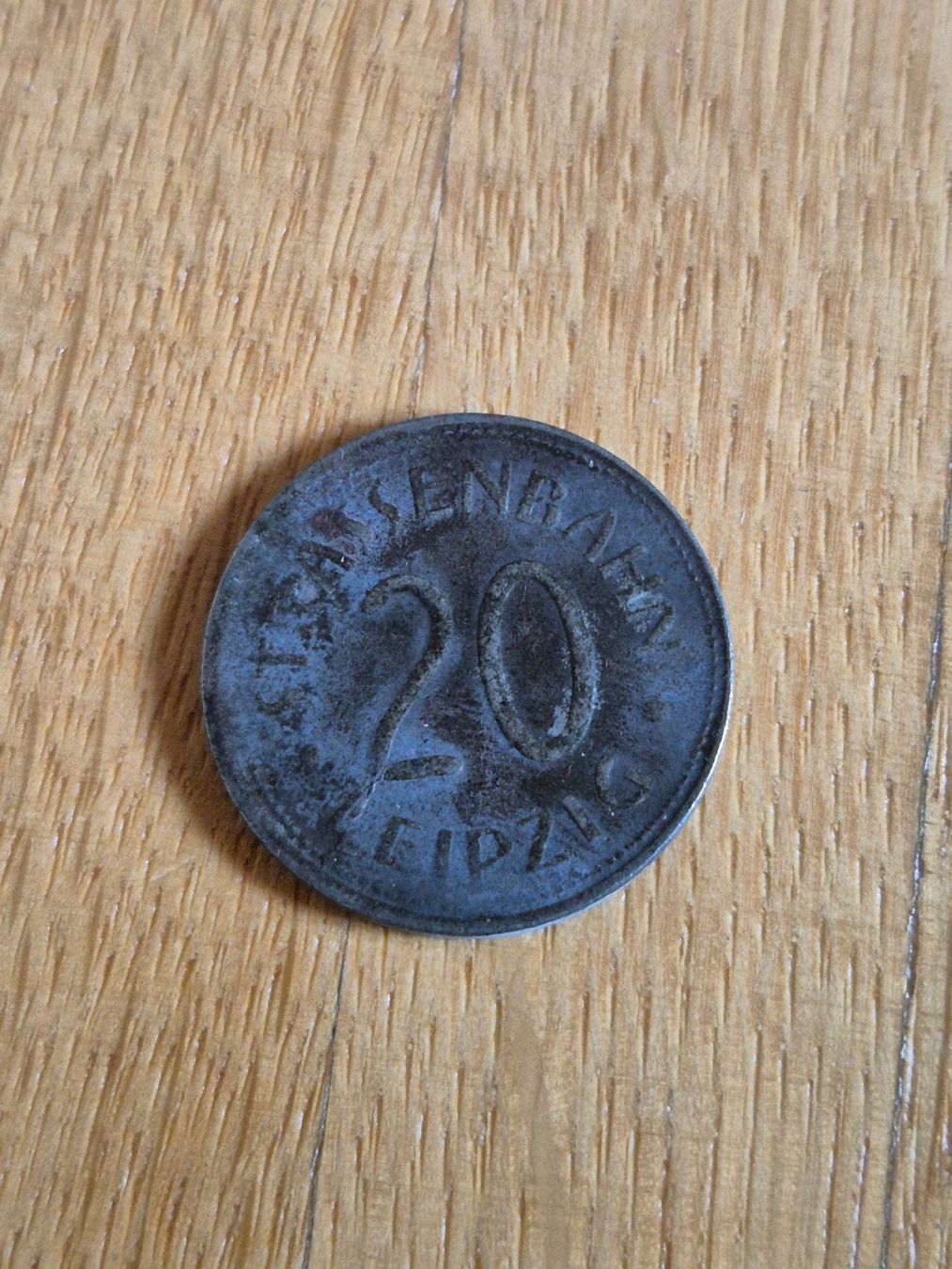 Tutti le monete: Leipzig Strassenbahn - 20 Pfennig o.J. – Usato da Mels venduto da Goldenfalcon