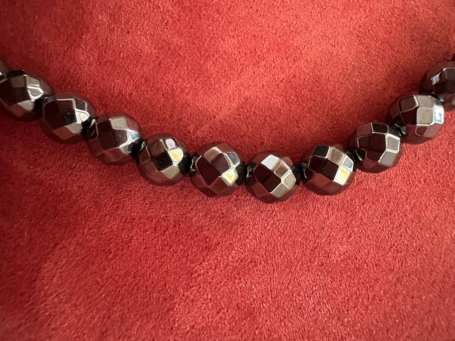 Catenine: Schöne Hämatit Kette 45 cm – Usato da Herbriggen venduto da Sehrazade 3