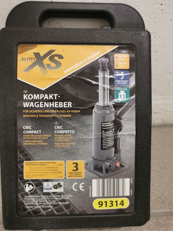 AUTO XS® Kompakt-Wagenheber (Neu (gemäss Beschreibung)) in Bertschikon ...