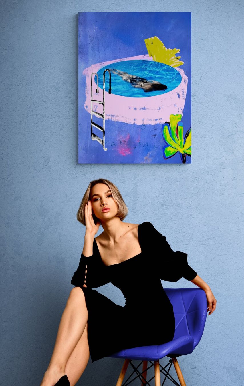 Poster & Bilder: Pink Pool – Neu und originalverpackt aus Hergiswil NW von WonderprintsCH 5