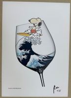 KeC: Snoopy Hokusai Surfer, signiert 10/15
