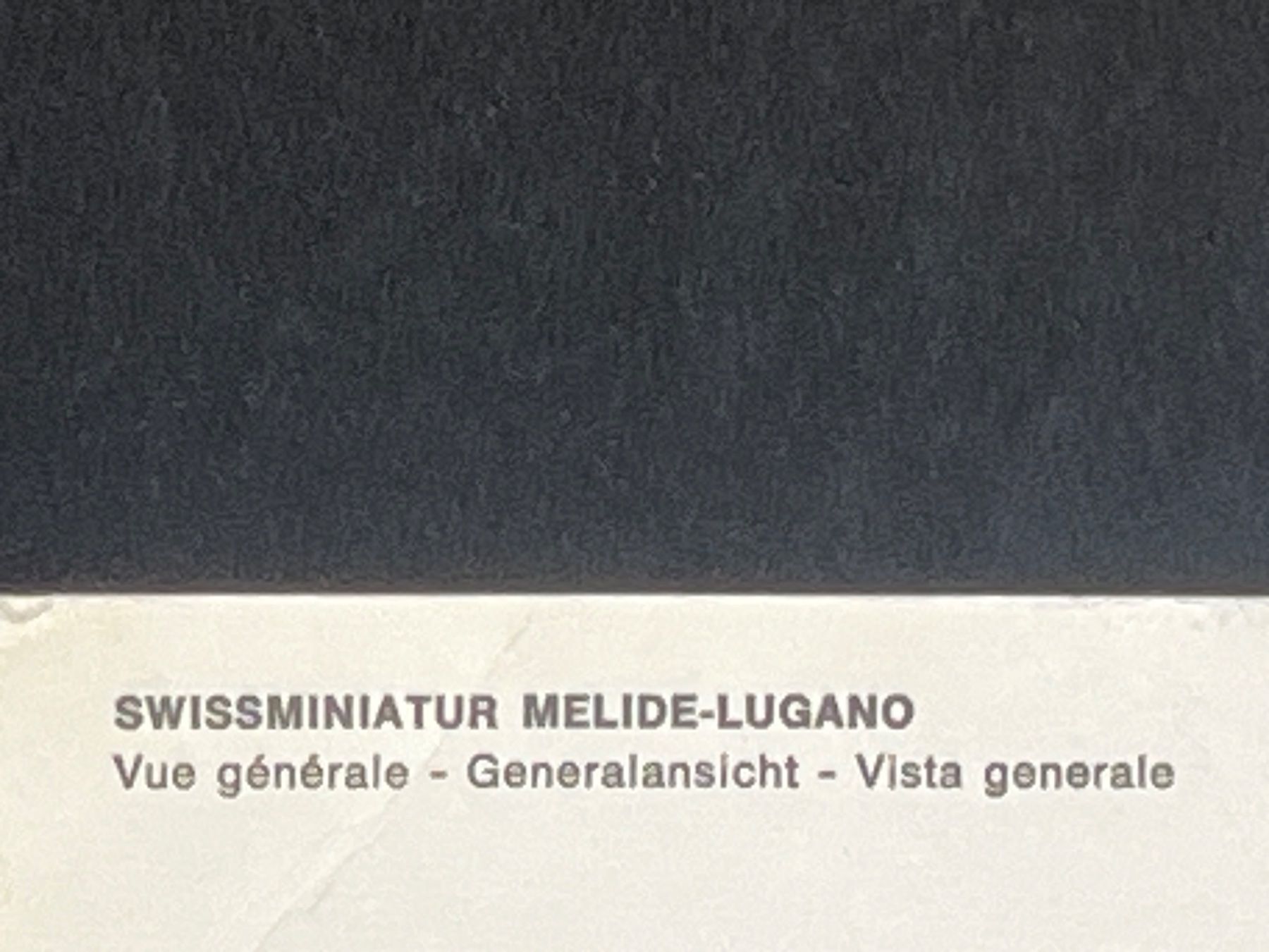 Cartoline postali: Swissminiatur Melide-Lugano - Generalansicht – Usato da Widnau venduto da Brusi9 2