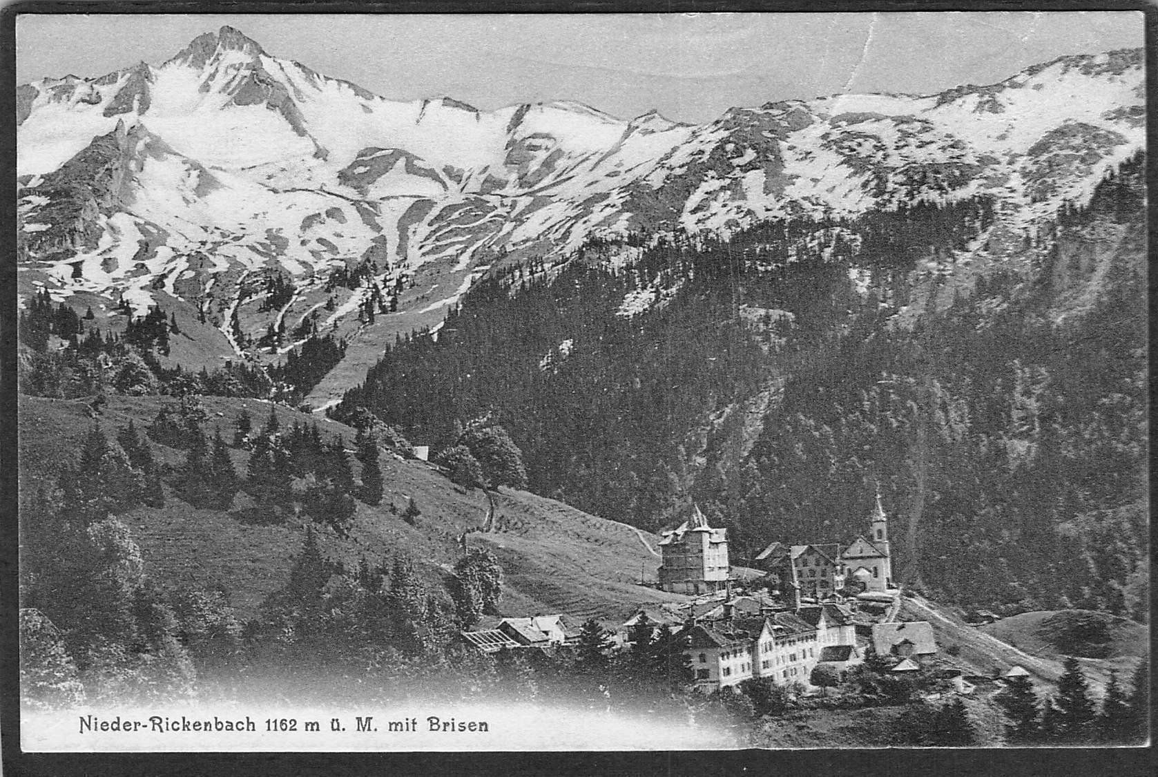 Cartoline postali: ,Nieder-Rickenbach , 1907 – Usato da Reichenburg venduto da ibiza18