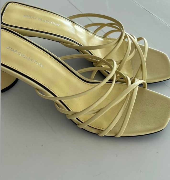 mintfarbene sandalen