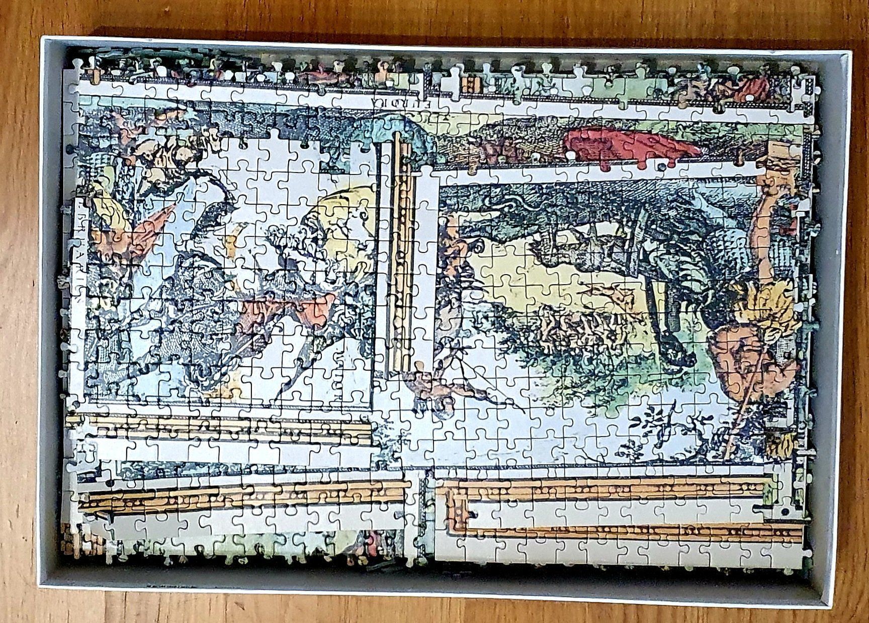 Ravensburger Puzzles: Puzzle 5000 kompl. gelöst Alte Weltkarte – Gebraucht aus Bern von DiesUndDasBern 1