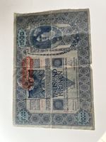 Billet de banque 1000 Couronnes Autriche 1902, rare!