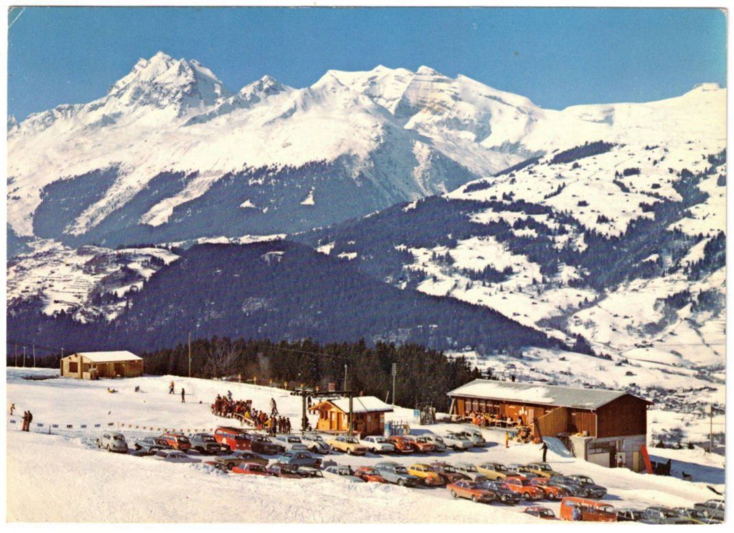 Cartoline postali: Obersaxen - Skilift – Usato da Binningen venduto da Mountainrider