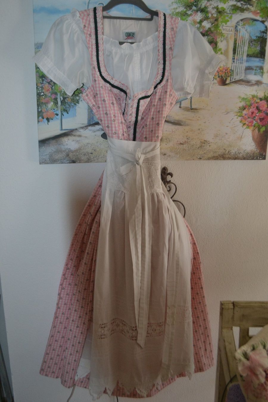 Vestiti: Dirndl Rosa Gr. 38 Baumwolle – Usato da Laupen ZH venduto da chefdom