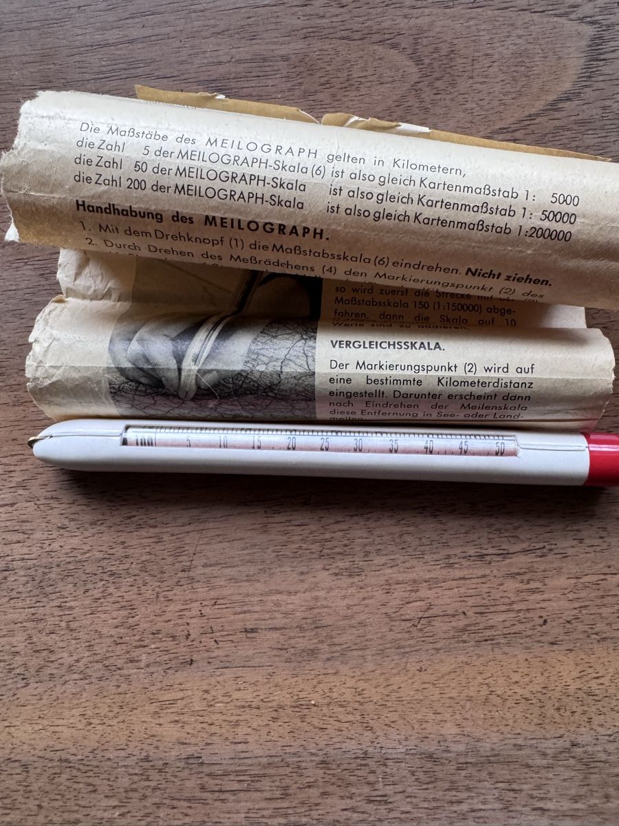 Misurare: Meilograph Entfernungsmesser vintage - Kartenmassstab – Usato da Zürich venduto da 2013tg 2