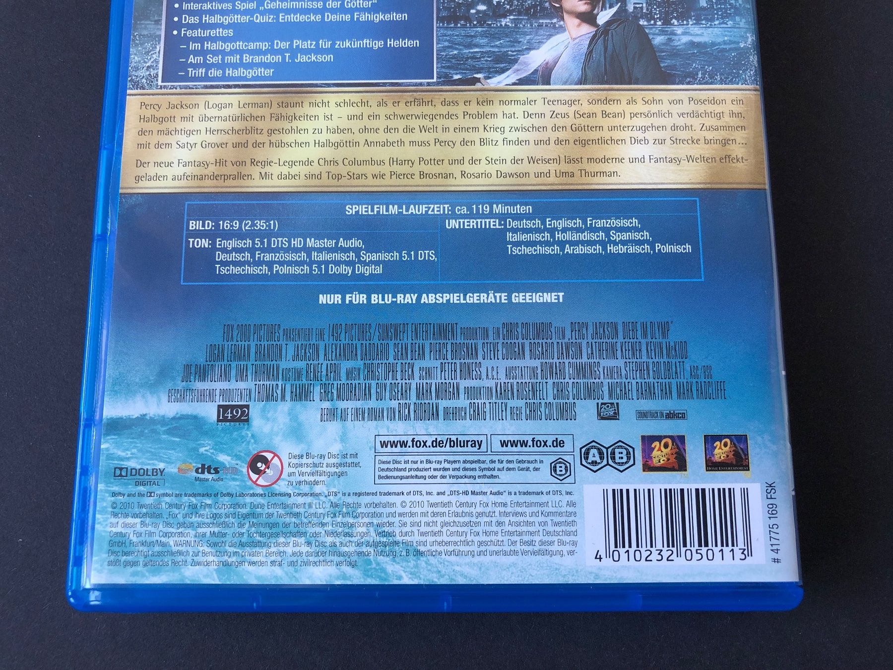 Tutti i DVDs: Percy Jackson - Diebe im Olymp (2010) - Bluray – Usato da Bern venduto da McFlurry_08 2