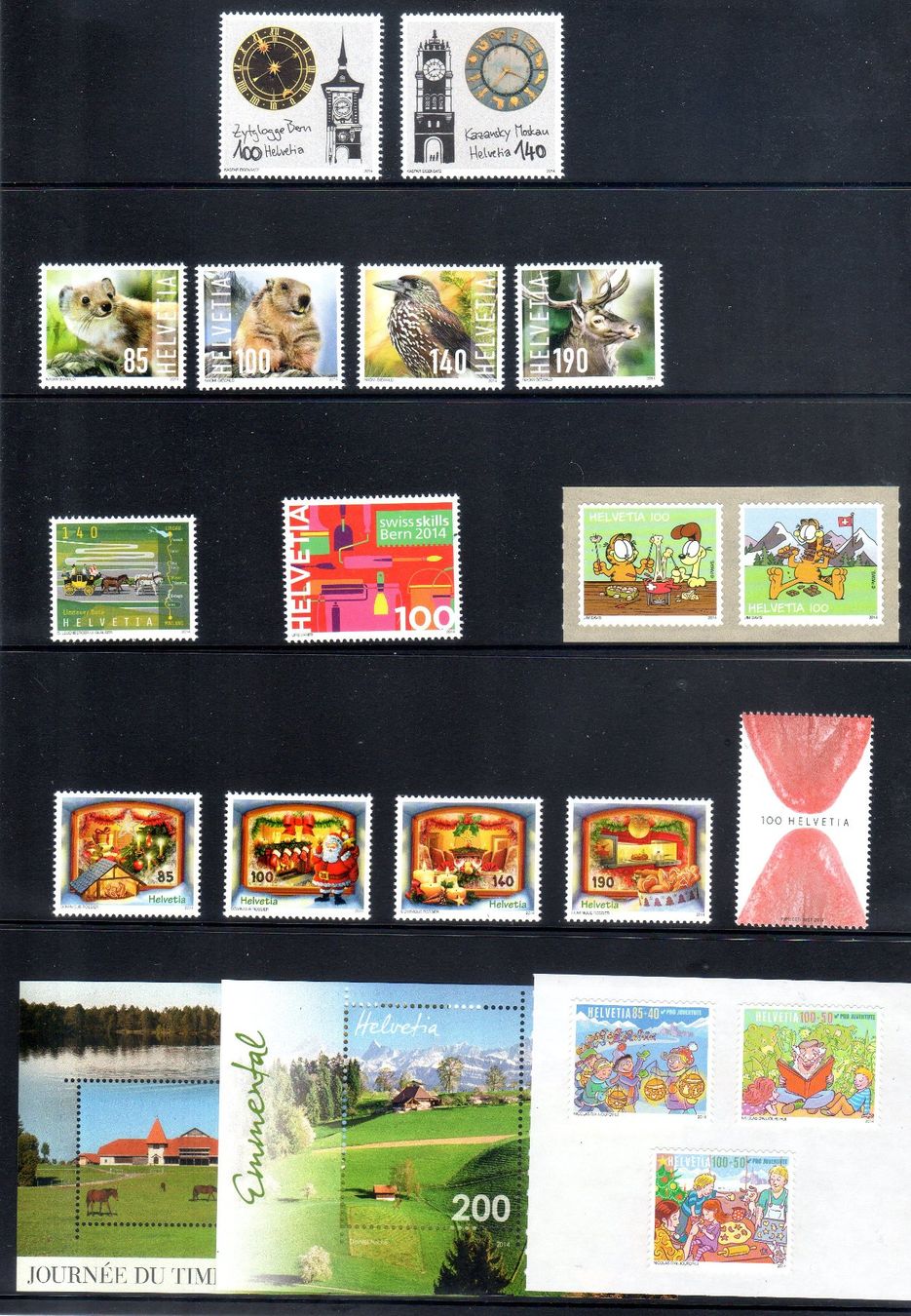 Alle Briefmarken: JAHRESSAMMLUNG 2014 ** POSTFRISCH ** - EM30 – Neu (gemäss Beschreibung) aus Losone von EM2019 1