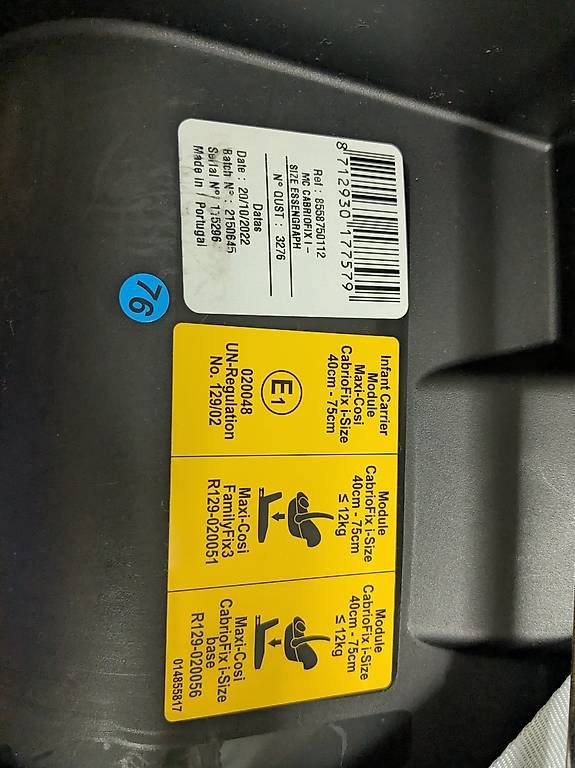 Seggiolini per auto: MaxiCosi CabrioFix i-Size – Usato da Baar venduto da manuhaefliger 2
