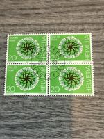 Schweiz Briefmarke Grün 80 Basel Viererblock, Top Zustand!