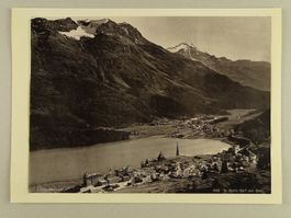 ST. MORITZ, ALTE PHOTOGLOB FOTOGRAFIE