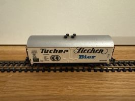 Minitrix 3257 Kühlwagen "Tucher Tiechen Bier“