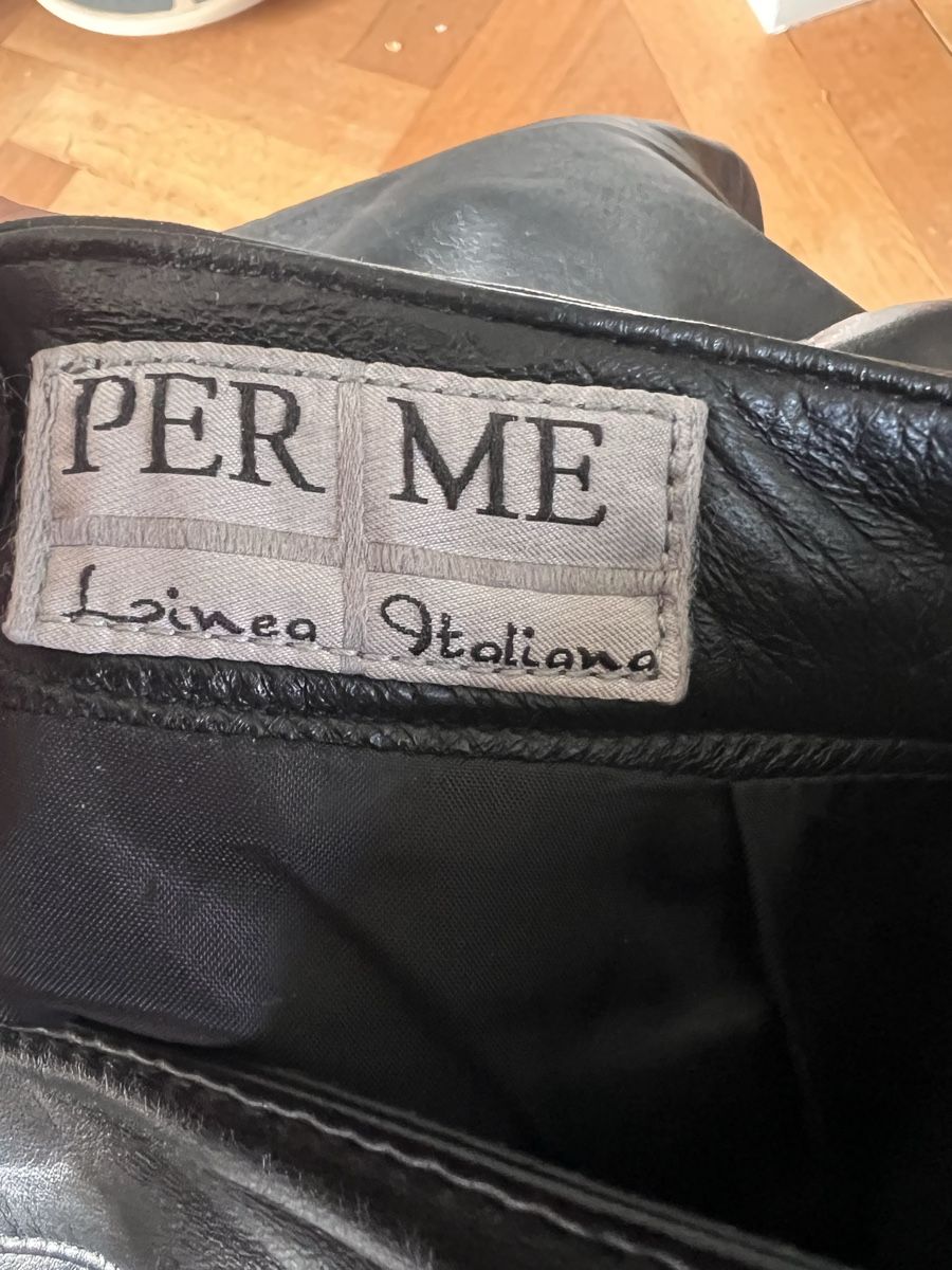 Pantaloni: Lederhose Per Me, Gr. 36, schwarz  – Usato da Solothurn venduto da Brini06 4