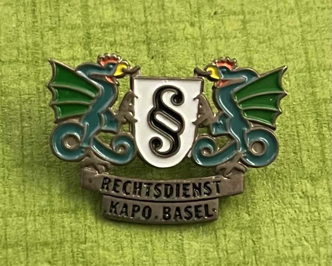 Placchette & Badge: Polizei Rechtsienst KAPO Basel Pin – Usato da Itingen venduto da Bebbi6569