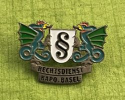 Polizei Rechtsienst KAPO Basel Pin