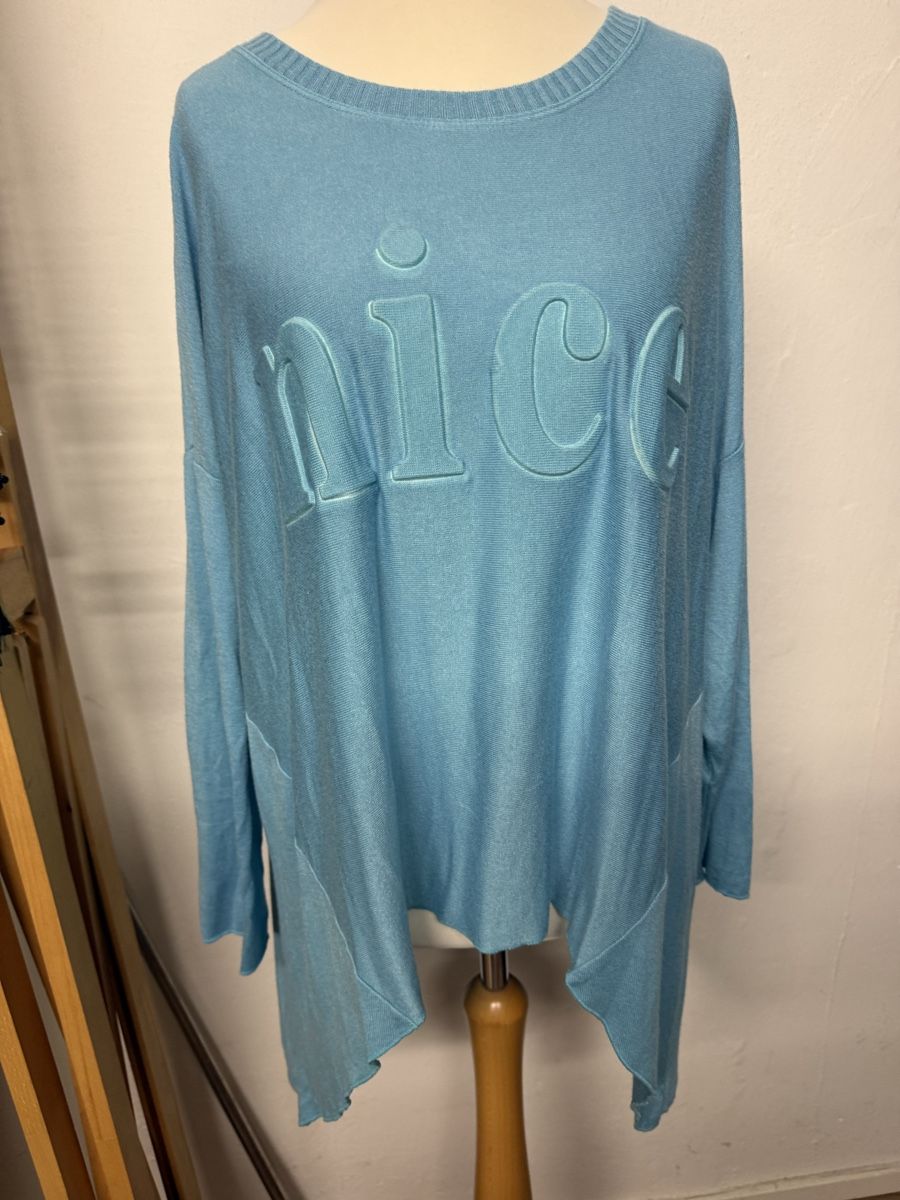 Maglioni & Felpe: Damen Vokuhila Nice Pullover blau l xl – Nuovo e nell'imballaggio originale da Groß-Gerau venduto da bor_8wfb 1
