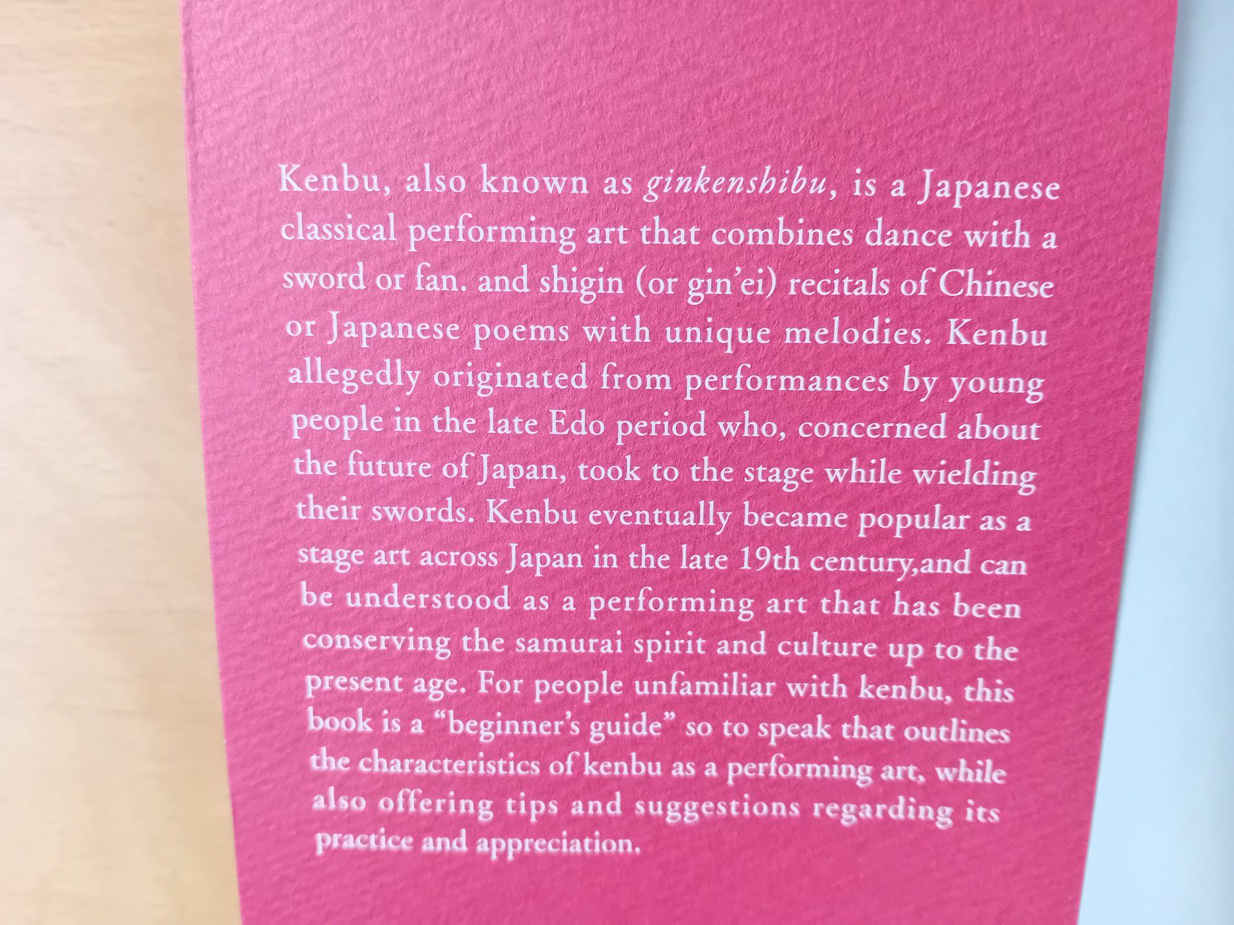 Libri: Kenbu - A performing art shaped by samurai aesthetics – Usato da Fribourg venduto da Werkt 1