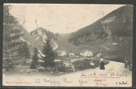 Carte P de 1902 ( Noirvaux / Route de Ste - Croix )