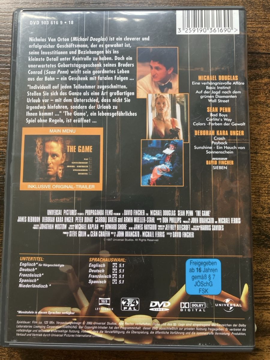 Alle DVDs: The Game DVD – Gebraucht aus Glarus von Jhuber78 1