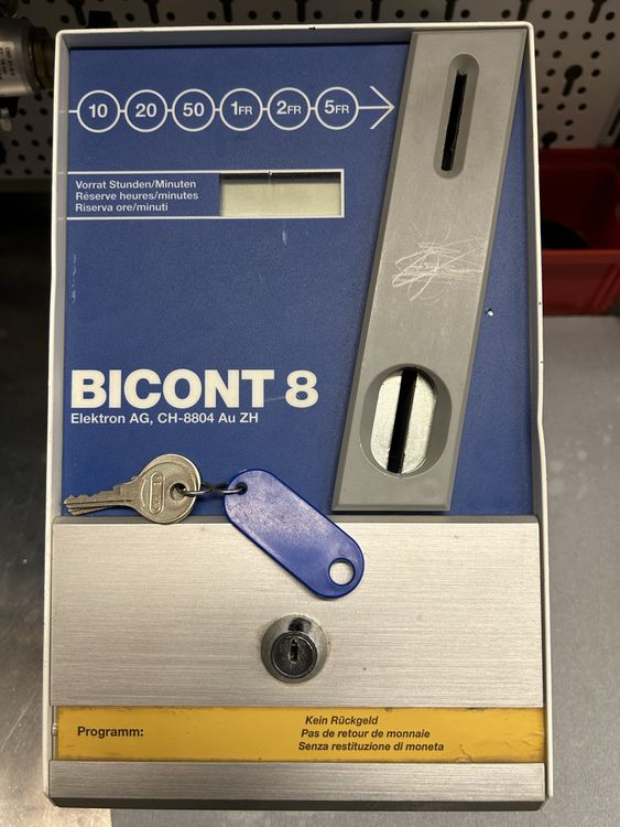 BICONT 8 Zeitschaltgerät Automat Münzautomat (Gebraucht) in Muttenz für ...