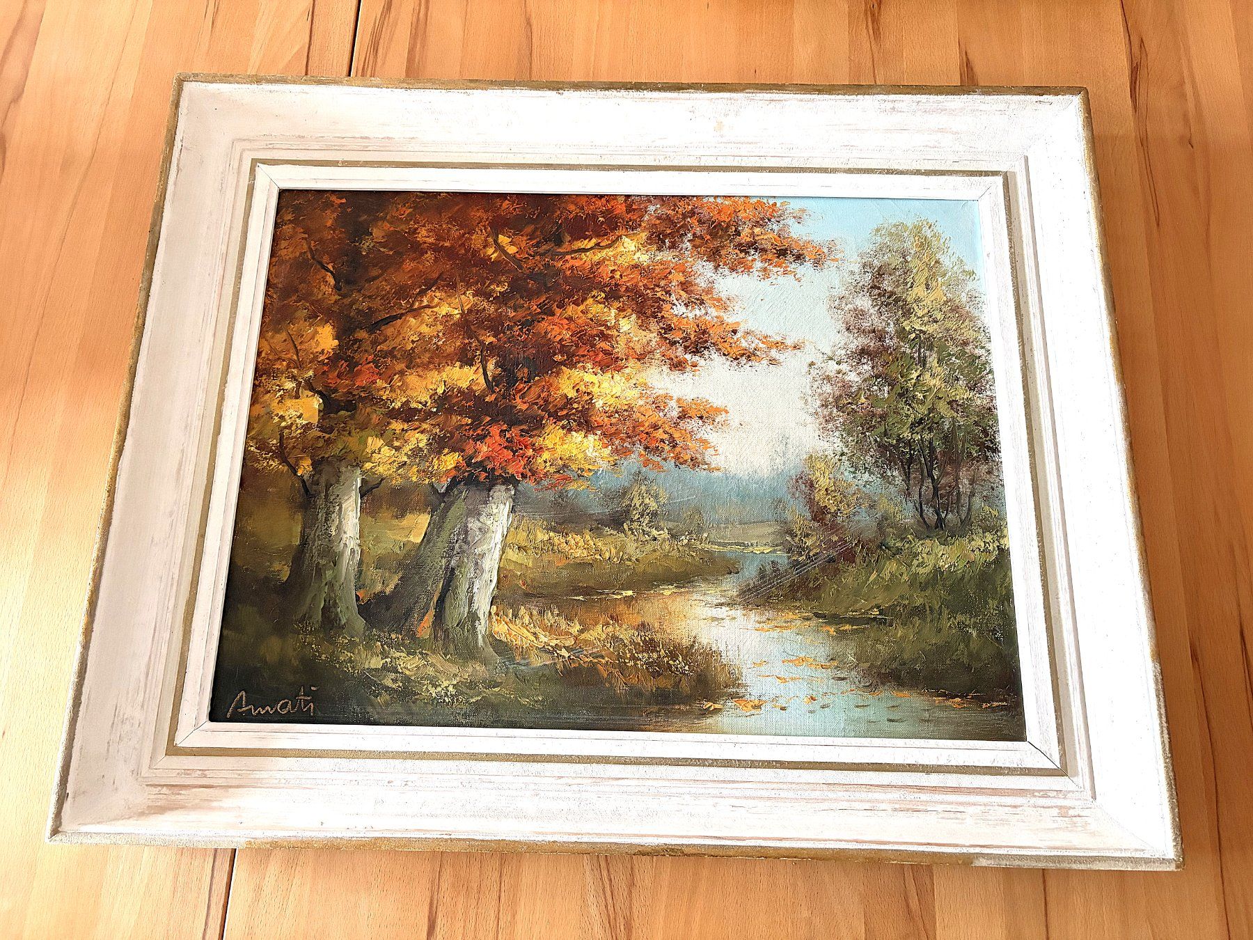 Dipinti: Gemälde in Öl "Leuchtender Herbst" – Usato da Elsau venduto da han_5lxm