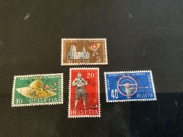 1955 GEDENKMARKEN ET VOLL BERNE EINWANDFREI 