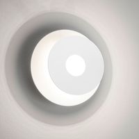 LED Wandleuchte, Weiss, 18 cm Ø