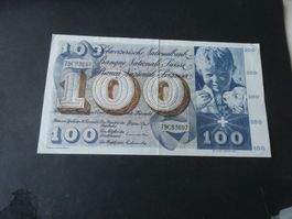Schweiz 1971, 100 Franken