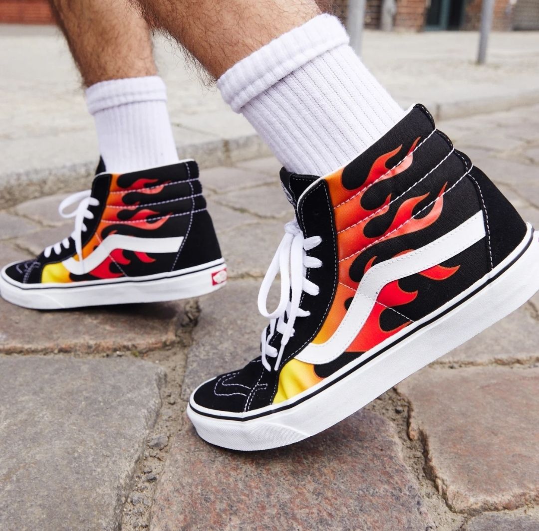 Vans Herrenschuhe: Vans High Top, Flames – Gebraucht aus Uerikon von pink_flamingo 1