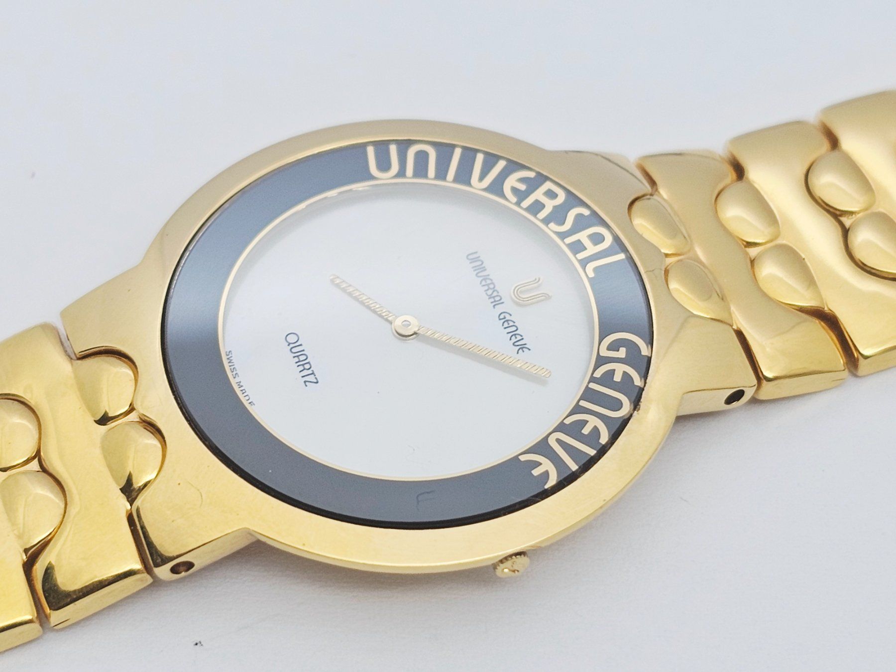 Orologi: Universal Geneve Quarz Armbanduhr NOS – Usato da Bassersdorf venduto da AnkerWatch 4