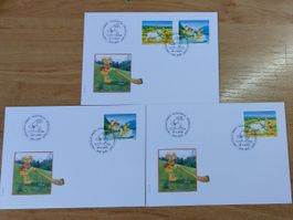 F1163 - 3 FDC Felix le lapin