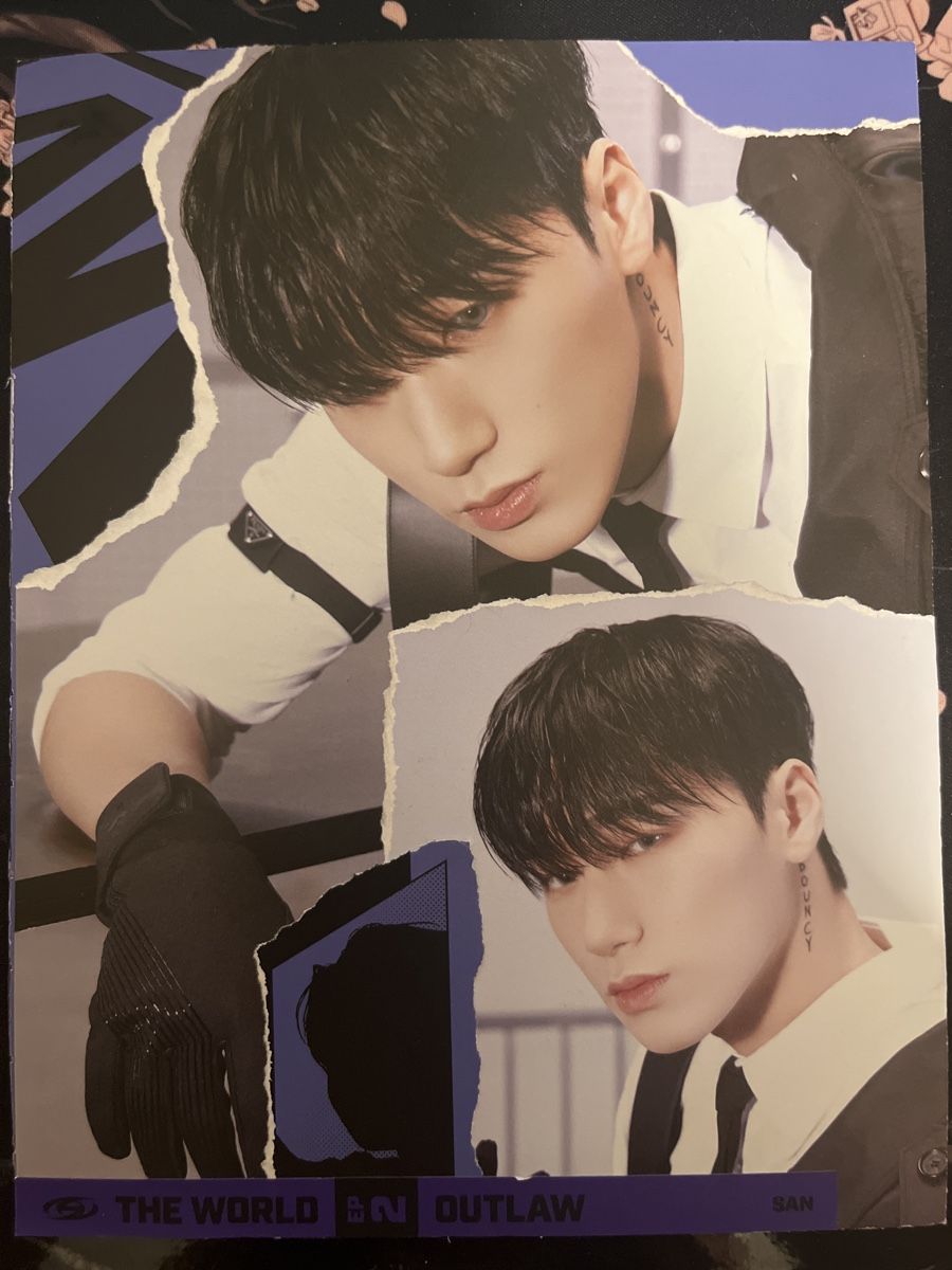 Carte collezionabili: Ateez San Outlaw binder page – Nuovo (secondo la descrizione) da Urtenen-Schönbühl venduto da Mingyeonshi 1