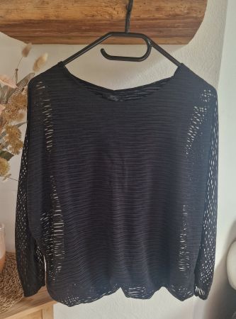 elegantes, schwarzes Oberteil M