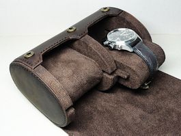 Leder - Uhrenetui für 2 Uhren