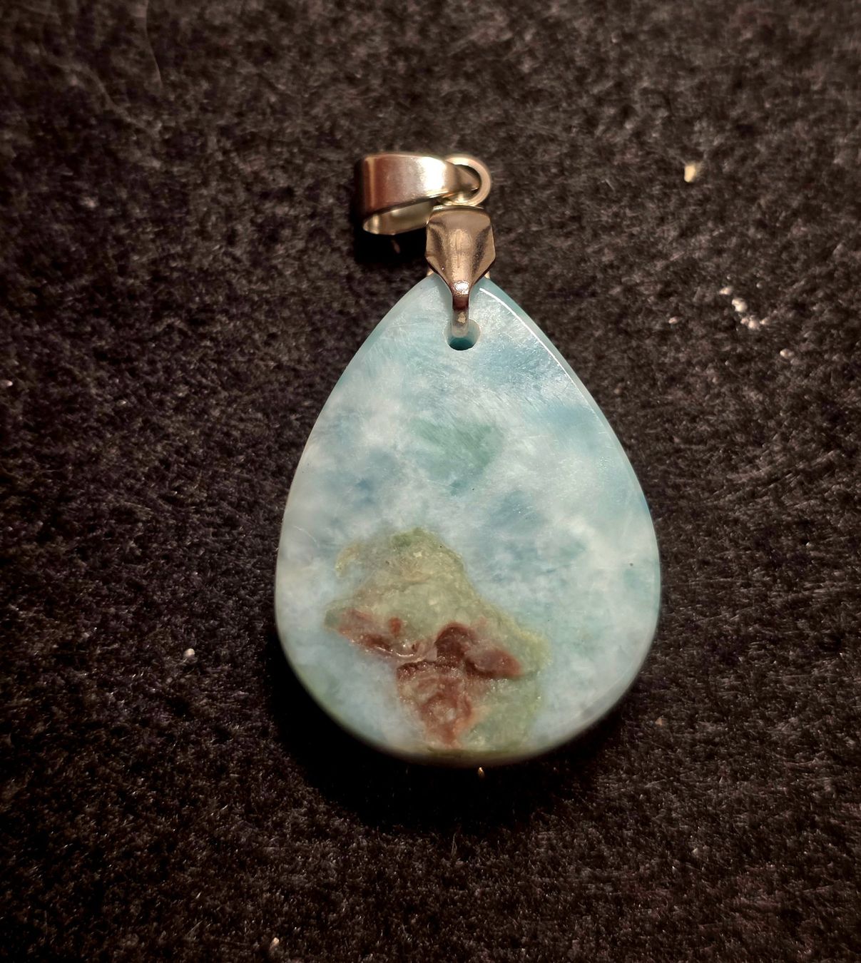 Minerali & Pietre curative: Larimar Anhänger L5 – Nuovo e nell'imballaggio originale da Matzingen venduto da Shay_Crystalz 1