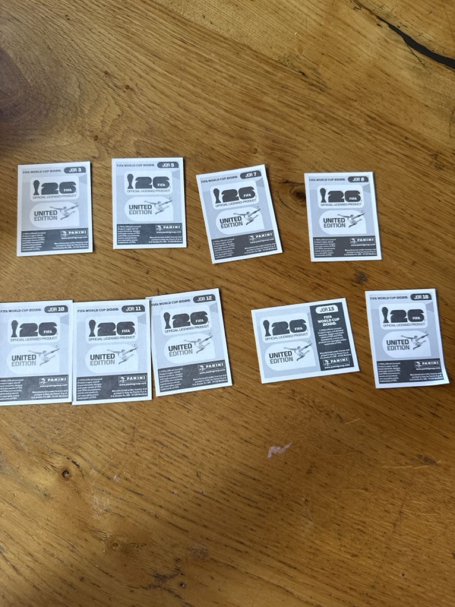 Panini Carte collezionabili: Panini 2026 9er Set JOR – Nuovo (secondo la descrizione) da Masein venduto da Buender45 1