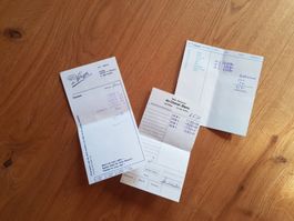 3 alte Restaurant Belege