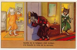L 183 CHATS PERSONIFIÉS - PERS.KATZEN Vieil Arthur..Belgique