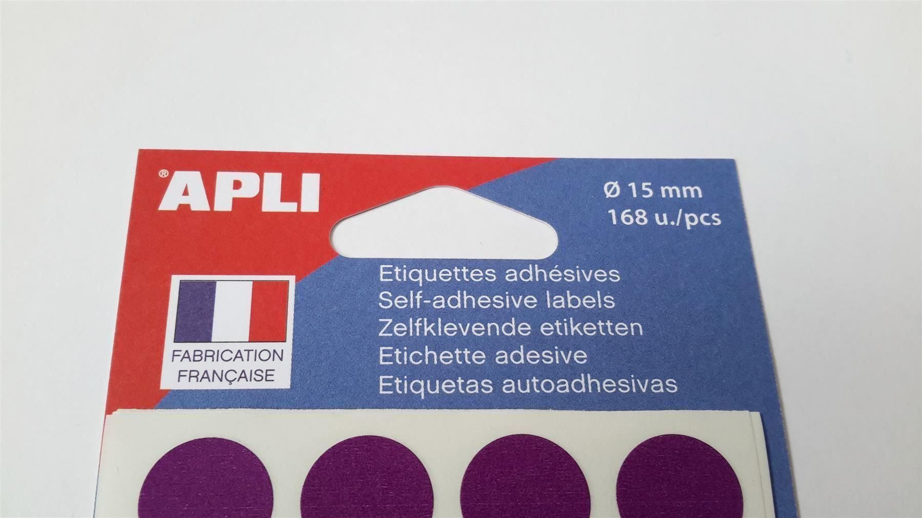Sticker: Markierungspunkte, violett, 15mm, 168 x – Nuovo e nell'imballaggio originale da St. Gallen venduto da cointec 2