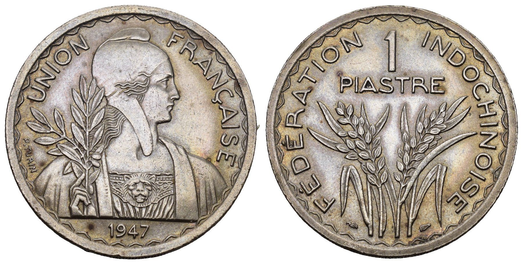 Tutti le monete: Französisch Indochina 1947 – Usato da Bern venduto da numismatictops