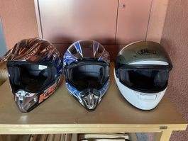 Motorradhelme/Brille