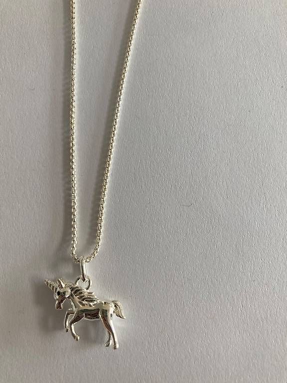 Thomas Sabo Catenine: nie getragene Thomas Sabo Kette, echt Silber, mit Einhorn – Nuovo e nell'imballaggio originale da Otelfingen venduto da pat_8jmb