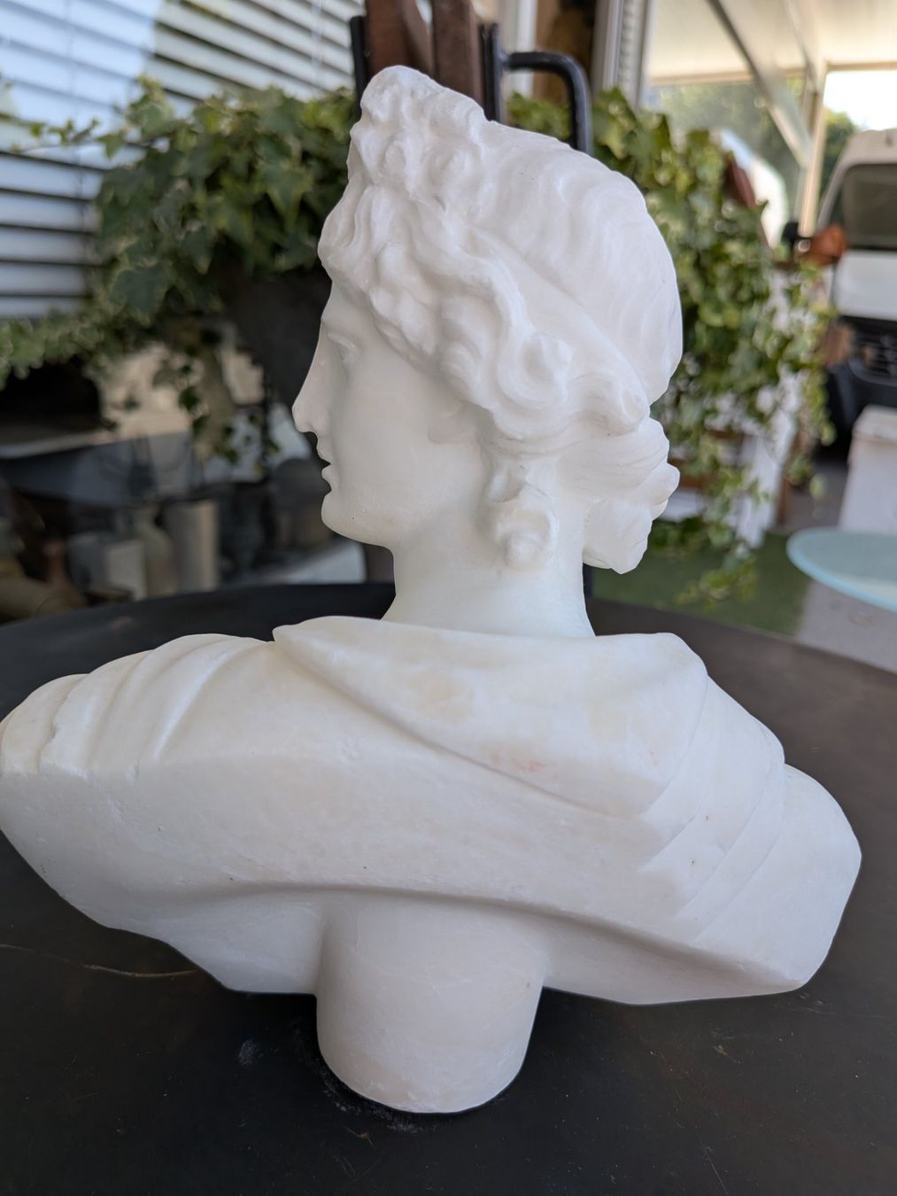 Sculture & Statue: Apollo Alabaster Stein Figur Skulptur – Usato da Emmen venduto da magelan 4