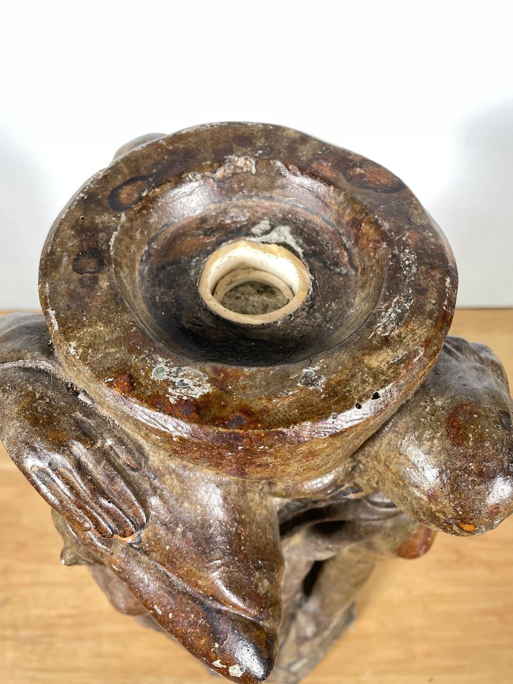 Skulpturen & Statuen: Grosse Vintage Three Graces Figurenlampe – Gebraucht aus Zürich von Hedwig-steig 4