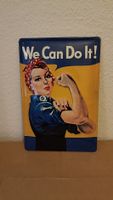 Blechschild Pin Up Girl